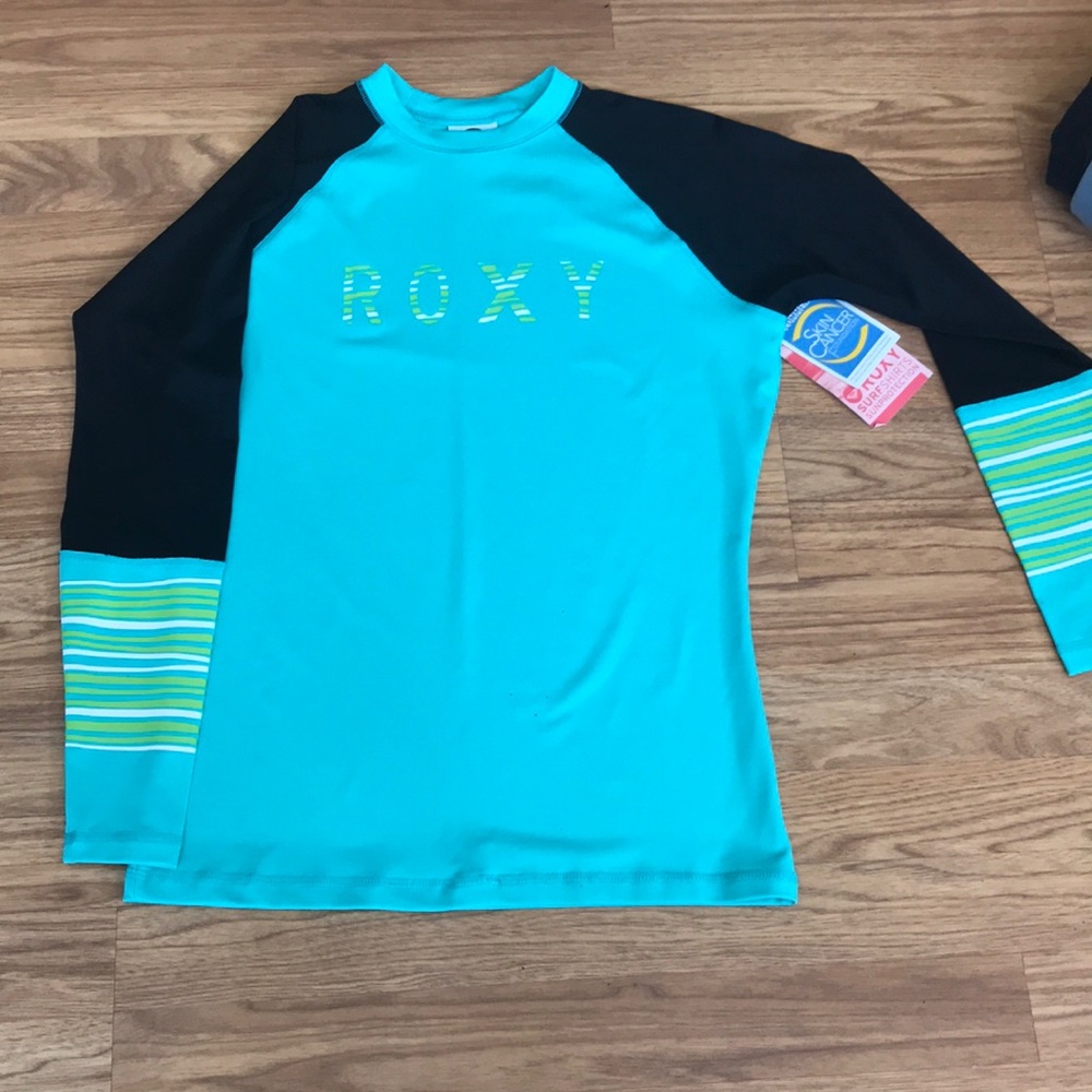 Roxy Surf shirt Rash Guard Sunprotection size 14